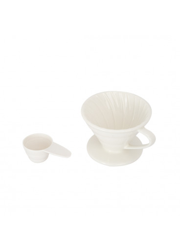 مقطر قهوة V60 زجاجي ، كبير مقطر قهوة V60 زجاجي ، كبير