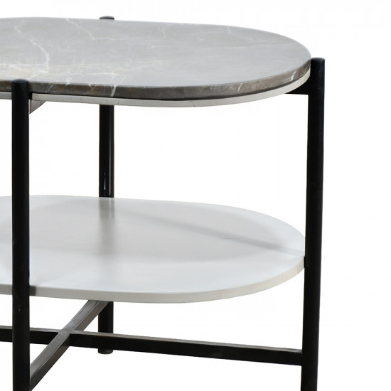 طاولة قهوة مودرن 2 دور سطح رخامي طاولة قهوة مودرن 2 دور سطح رخامي