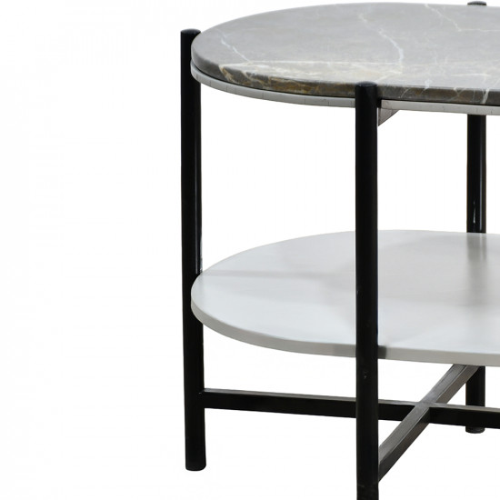 طاولة قهوة مودرن 2 دور سطح رخامي طاولة قهوة مودرن 2 دور سطح رخامي