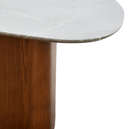 طاولة قهوة مودرن خشب سطح رخامي