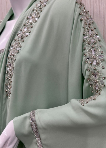 جلابية قطعتين تطريز يدوي✨ جلابية قطعتين تطريز يدوي✨