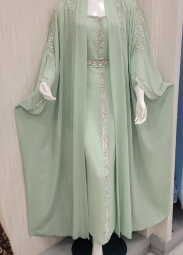 جلابية قطعتين تطريز يدوي✨ جلابية قطعتين تطريز يدوي✨