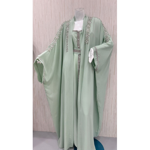 جلابية قطعتين تطريز يدوي✨ جلابية قطعتين تطريز يدوي✨